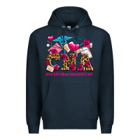 Navy valentines day cna certified nursing assistant Premium Hoodie - AdoDesignShop