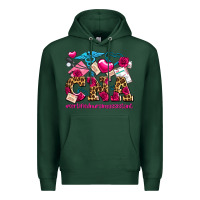 Sports Green valentines day cna certified nursing assistant Premium Hoodie - AdoDesignShop