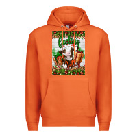 Carrot Christmas feeling jolly cow Premium Hoodie - Artiststas
