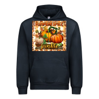Navy pumpkin spice junkie tumbler Urban Hoodie - BundleAndBundleShop