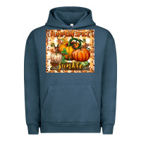 Pigment Midnight Navy pumpkin spice junkie tumbler Urban Hoodie - BundleAndBundleShop