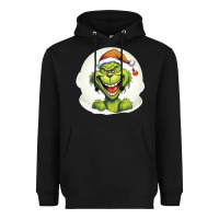 Black Grinch Heavyweight Hoodie - Unal Design