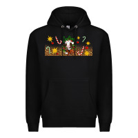 Black Christmas feeling jolly cow Premium Hoodie - Artiststas