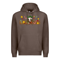 Coffee Christmas feeling jolly cow Premium Hoodie - Artiststas