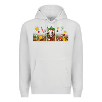Dove Grey Christmas feeling jolly cow Premium Hoodie - Artiststas