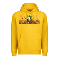 Lemon Christmas feeling jolly cow Premium Hoodie - Artiststas