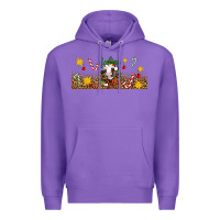 Purple Christmas feeling jolly cow Premium Hoodie - Artiststas