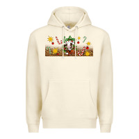 Sandshell Christmas feeling jolly cow Premium Hoodie - Artiststas