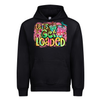 Black let's get loaded Urban Hoodie - Jasminsmagicworld