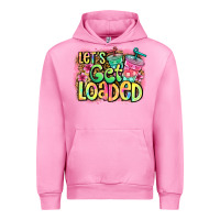 Fuchsia Pink let's get loaded Urban Hoodie - Jasminsmagicworld