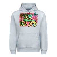 Heather Grey let's get loaded Urban Hoodie - Jasminsmagicworld