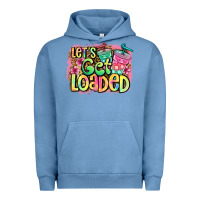 Pigment Pebble Blue let's get loaded Urban Hoodie - Jasminsmagicworld