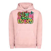 Pigment Salmon let's get loaded Urban Hoodie - Jasminsmagicworld