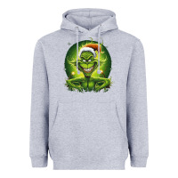 Heather Grey Grinch Heavyweight Hoodie - Unal Design