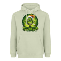 Matcha Grinch Heavyweight Hoodie - Unal Design