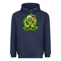 Navy Grinch Heavyweight Hoodie - Unal Design