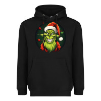 Black Grinch Heavyweight Hoodie - Unal Design