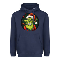 Navy Grinch Heavyweight Hoodie - Unal Design
