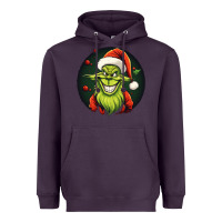 Plum Grinch Heavyweight Hoodie - Unal Design