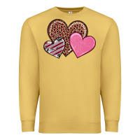 Antique Gold valentine's day hearts Premium Sweatshirt - RanaPortraitStore