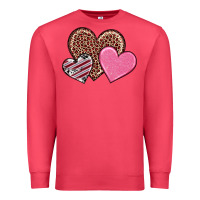 Cardinal valentine's day hearts Premium Sweatshirt - RanaPortraitStore