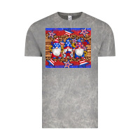 Cloud Rock american flag gnomes star leopard glitter tumbler Vintage Tee - Artiststas