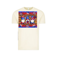 Vintage Arctic american flag gnomes star leopard glitter tumbler Vintage Tee - Artiststas
