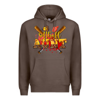 Coffee softball aunt Premium Hoodie - AdoDesignShop