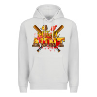 Dove Grey softball aunt Premium Hoodie - AdoDesignShop
