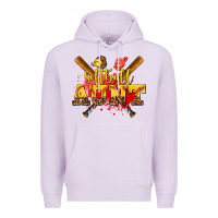 Lilac softball aunt Premium Hoodie - AdoDesignShop