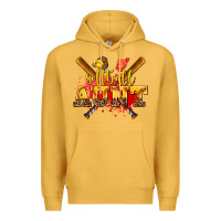 Mustard softball aunt Premium Hoodie - AdoDesignShop