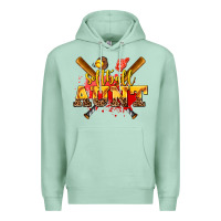 Seafoam softball aunt Premium Hoodie - AdoDesignShop