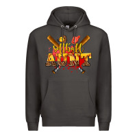 Smoke softball aunt Premium Hoodie - AdoDesignShop