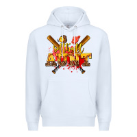 White softball aunt Premium Hoodie - AdoDesignShop