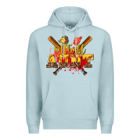 Blue Mist softball aunt Premium Hoodie - AdoDesignShop