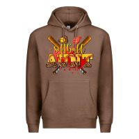 Chestnut softball aunt Premium Hoodie - AdoDesignShop