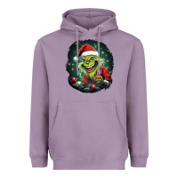 Lavender Grinch Heavyweight Hoodie - Unal Design