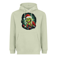 Matcha Grinch Heavyweight Hoodie - Unal Design
