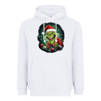 White Grinch Heavyweight Hoodie - Unal Design