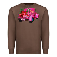 Chestnut valentine's day heart cactus truck Premium Sweatshirt - RanaPortraitStore