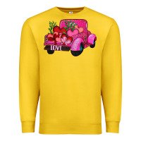 Lemon valentine's day heart cactus truck Premium Sweatshirt - RanaPortraitStore