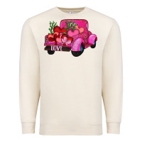 Sandshell valentine's day heart cactus truck Premium Sweatshirt - RanaPortraitStore