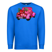 True Royal valentine's day heart cactus truck Premium Sweatshirt - RanaPortraitStore