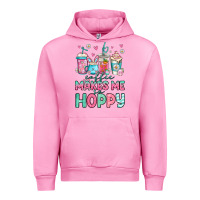 Fuchsia Pink easter coffee makes me so hoppy Urban Hoodie - Jasminsmagicworld