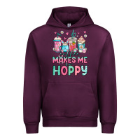 Mauve Wine easter coffee makes me so hoppy Urban Hoodie - Jasminsmagicworld