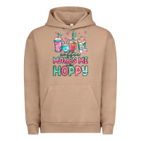 Pigment Burro easter coffee makes me so hoppy Urban Hoodie - Jasminsmagicworld
