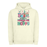 Pigment Pistachio easter coffee makes me so hoppy Urban Hoodie - Jasminsmagicworld