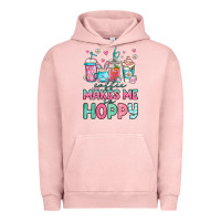 Pigment Salmon easter coffee makes me so hoppy Urban Hoodie - Jasminsmagicworld