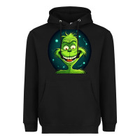 Black Grinch Heavyweight Hoodie - Unal Design