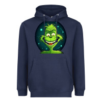 Navy Grinch Heavyweight Hoodie - Unal Design